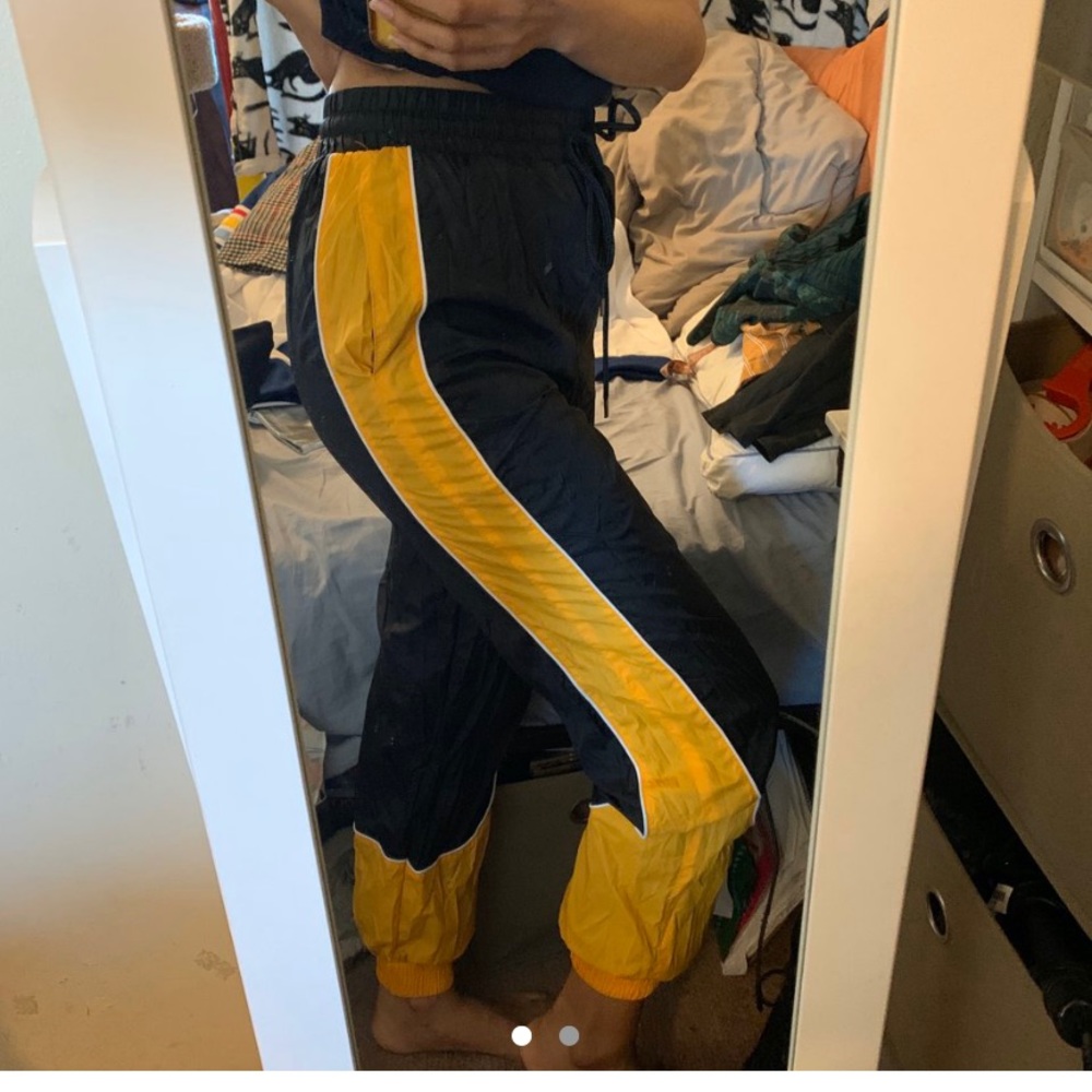 Black and Yellow Sweatpants